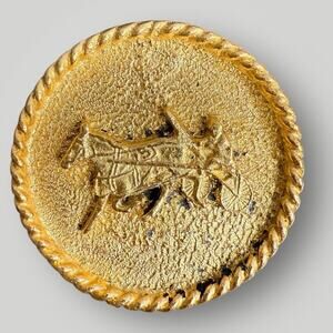 Vintage Roosevelt Raceway Westbury New York Horse Racing Pin Pinback